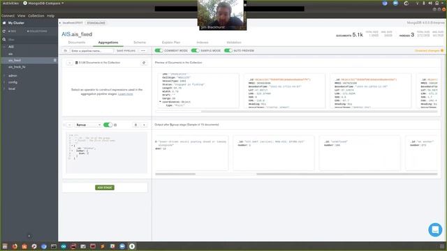 Working with GeoSpatial AIS shipping data in MongoDB смотреть онлайн