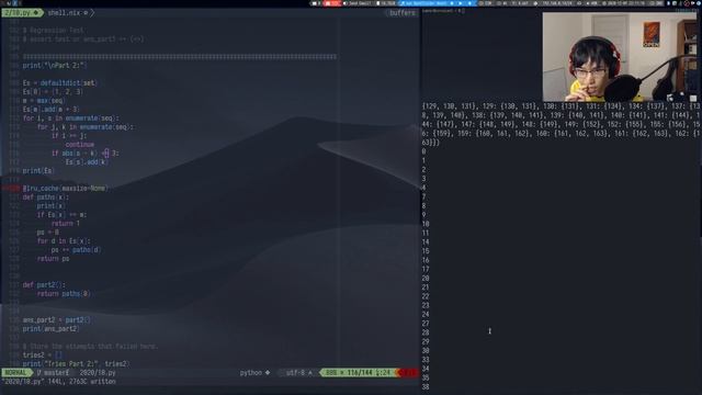 Advent of Code 2020 - Day 10 | !advent !python (1095*, 708**) смотреть онлайн