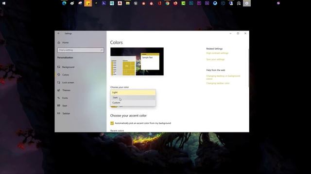 How to Enable Dark Mode in Windows 10 | Windows 10 Dark Theme Mode | How to Enable Hidden Dark Them смотреть онлайн