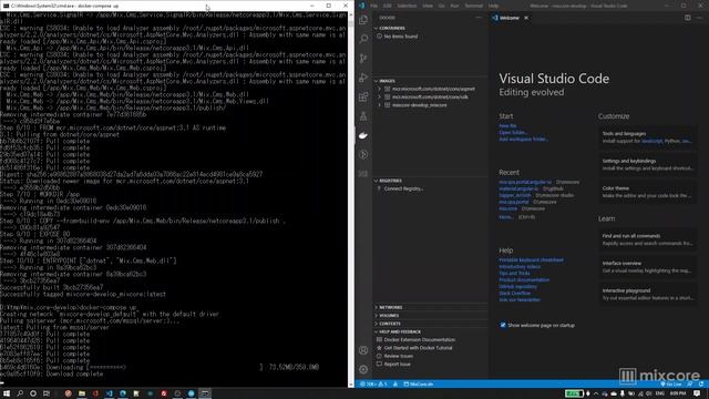 Mixcore CMS - Run Mixcore CMS with docker compose смотреть онлайн