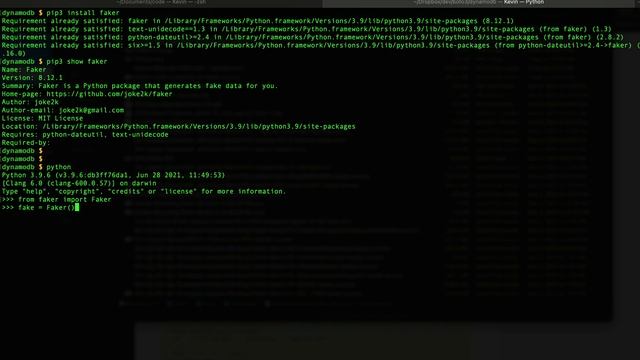 Python Faker Hands on | Tạo dữ liệu giả với Faker смотреть онлайн