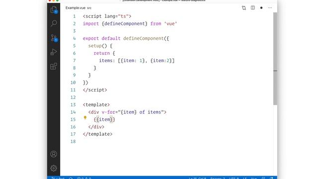 VueDX/TS Plugin — refactor in v-for смотреть онлайн