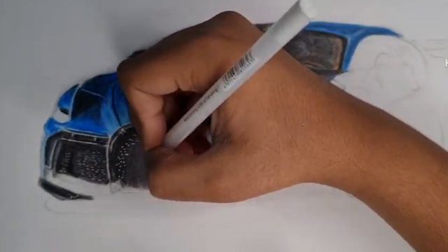 How to draw Realistic Car - step by step |Bugatti| смотреть онлайн