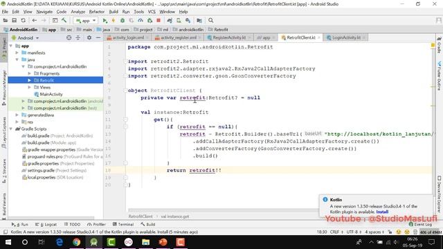 Kursus Online Kotlin #14 - Retrofit2 & RxJava смотреть онлайн