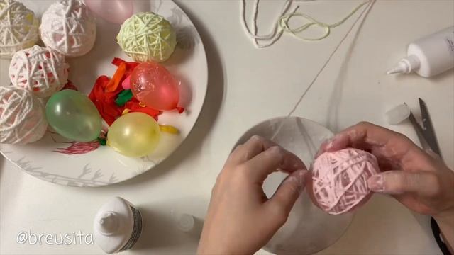 Гирлянда из ниток своими руками / новогодняя гирлянда своими руками/ мастер класс / новогодний деко смотреть онлайн