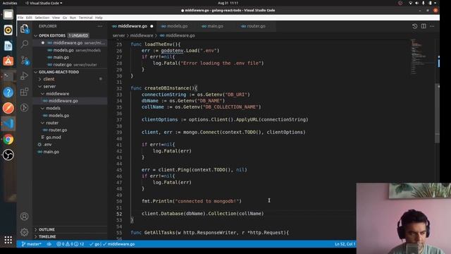 GO + REACT ⏩⏩ TO-DO-APP, Part - 6 смотреть онлайн