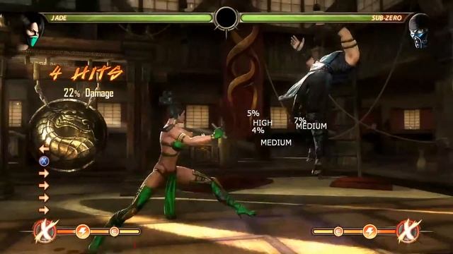 Mortal Kombat 9 - Jade комбо урок смотреть онлайн