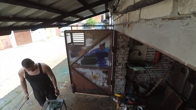 Утепление гаражных ворот дёшево! Бюджетное утепление ворот в гараже. смотреть онлайн