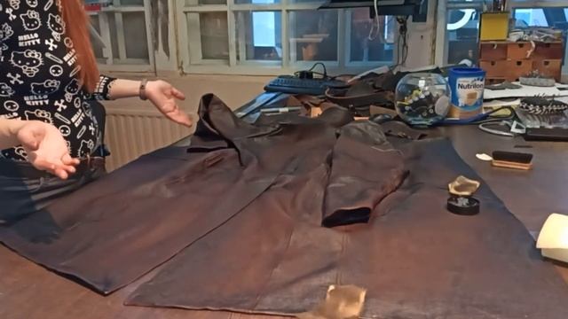 44. Плащ из Бегущего по лезвию художественное состаривание (Bladerunner 2049 Coat)