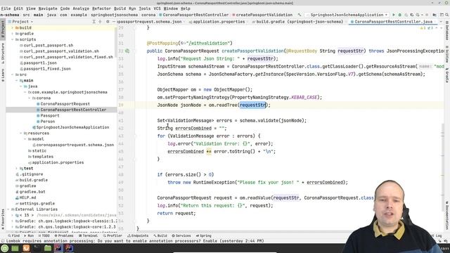 Spring Boot Validate Incoming Json With Json Schema смотреть онлайн