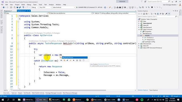 Tutorial 56 - Parte 06 - Consumo de servicio Rest Full смотреть онлайн