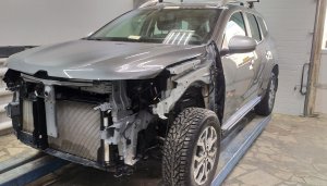 Ремонт передней части Renault Duster2 после дтп.