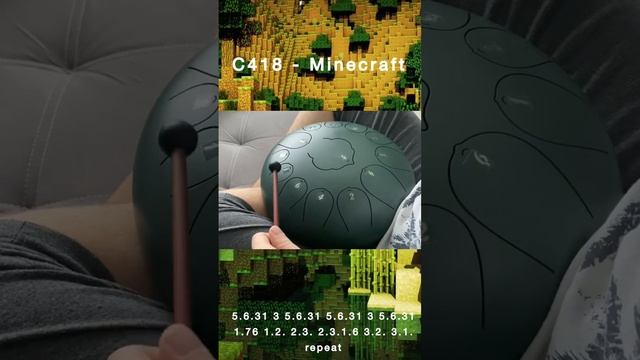 C418 - Minecraft in the tongue drum #minecraft #music #theme #tankdrum #глюкофон #майнкрафт #ноты смотреть онлайн
