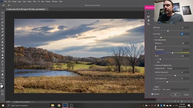 Sky Replacement With Adobe Photoshop 2021 смотреть онлайн