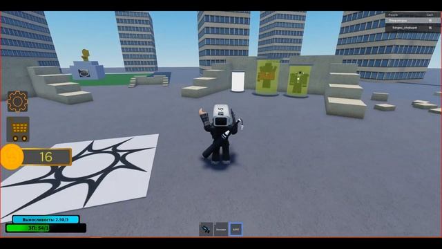 Играю в игру про СКИБИДИ ТУАЛЕТА в роблоксе смотреть онлайн