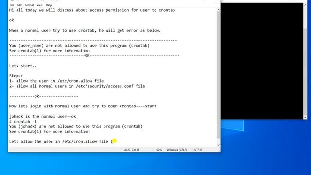Crontab -e You are not allowed to use this program (crontab) | Crontab in Linux смотреть онлайн
