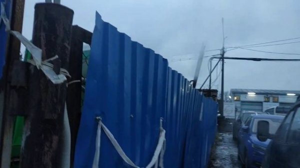 Зимний биотуалет.Оттаивание.