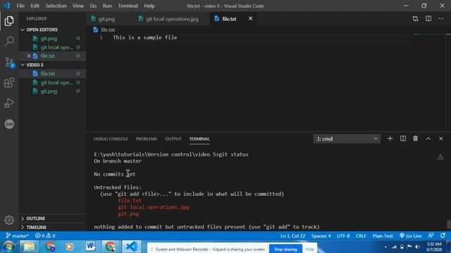 Staging files | Introduction to git | Software development basics смотреть онлайн