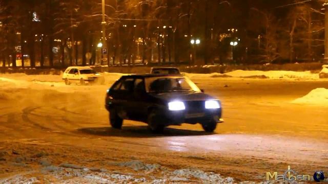 Дрифт - Москва, ВВЦ (зима) Drift in Moscow смотреть онлайн