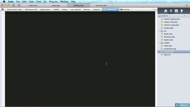 Adaptive Blog Theme: Sidebars смотреть онлайн