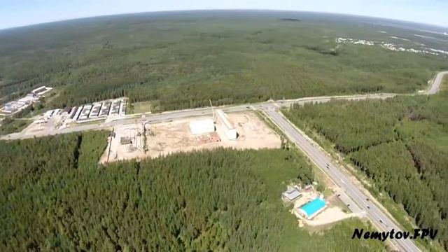 Города России-Нягань!!! С высоты птичьего полета!!! смотреть онлайн