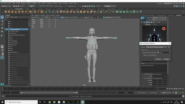 Character Creator 3 to Maya Workflow - Human IK смотреть онлайн