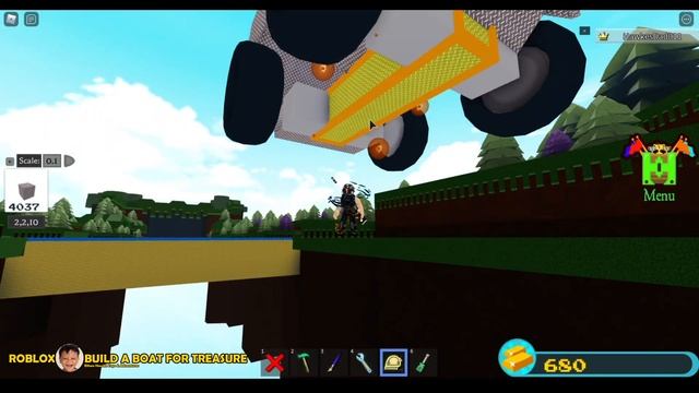 Roblox Build a Boat for Treasure! Tutorial! How to Build Mini Micro Build Tank! 50 Blocks! PART 1 смотреть онлайн
