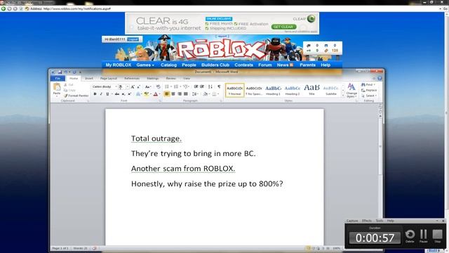 ROBLOX - 800% BC Invite Boost Scam смотреть онлайн