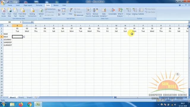How to create an attendance sheet in excel | With Sunrise смотреть онлайн