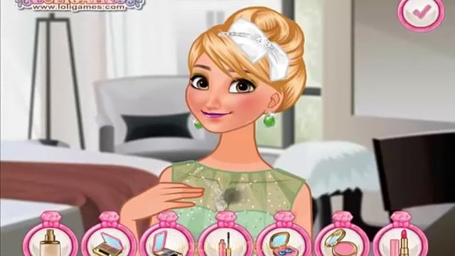 Принцессы Эльза и Анна, свадебный макияж ♥ Bride Elsa and Bridesmaid Anna ♥ игра для детей смотреть онлайн