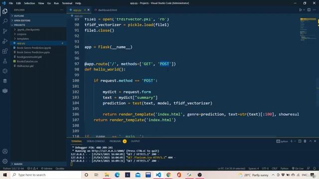 6 Integrating Model with Flask смотреть онлайн