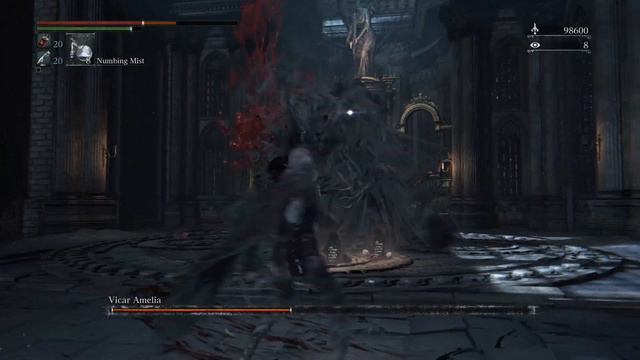Bloodborne - Vicar Amelia (Primal Huntress poison build) смотреть онлайн