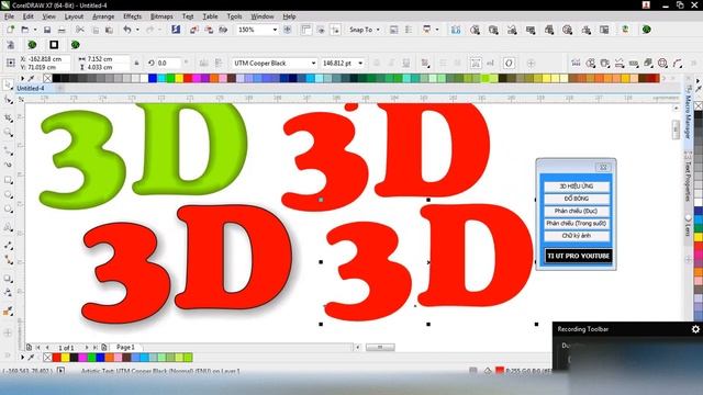 COREL DRAW 3D HIỆU ỨNG CÁC LOẠI 2022 #effect #CDR #DESIGNER #graphicdesign смотреть онлайн