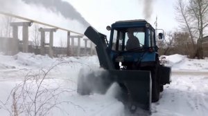 Презентация снегоочистителя  роторного на МТЗ-82