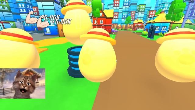 Becoming The Strongest In Roblox Big Lifting Simulator смотреть онлайн