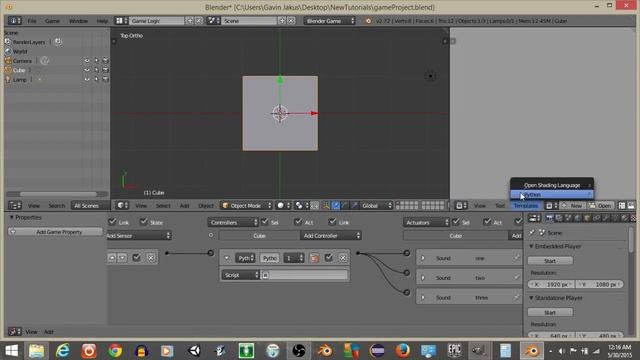 UPBGE - Activate Random Sound File Python смотреть онлайн