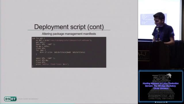 t515 Hunting Malware on Linux Production Servers The Windigo Backstory Olivier Bilodeau смотреть онлайн