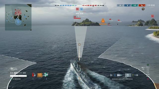 Benson With Fully Upgraded Torpedoes (World of Warships: Legends Xbox One X) смотреть онлайн