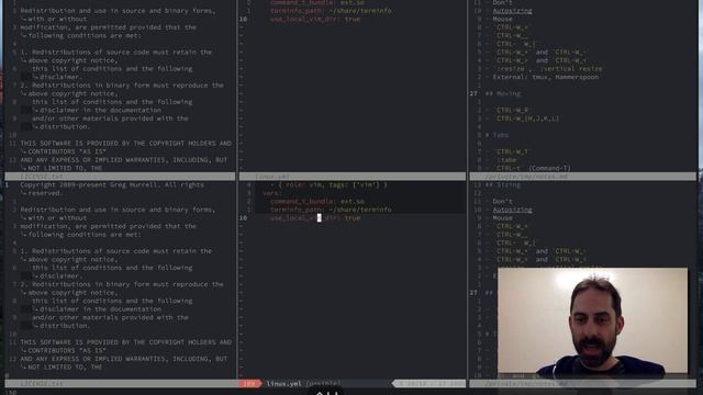 Vim screencast #7: Splits (moving) смотреть онлайн