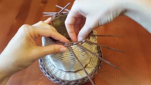 Простая загибка на корзине! Подробно с нюансами!