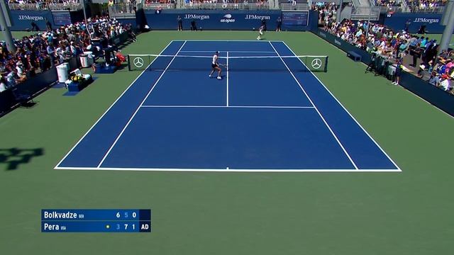 Mariam Bolkvadze vs. Bernarda Pera | US Open 2019 R1 Highlights смотреть онлайн