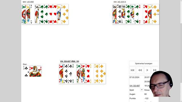 Skat WM 24 DOSKV Endergebnisse & Analysen #69 смотреть онлайн