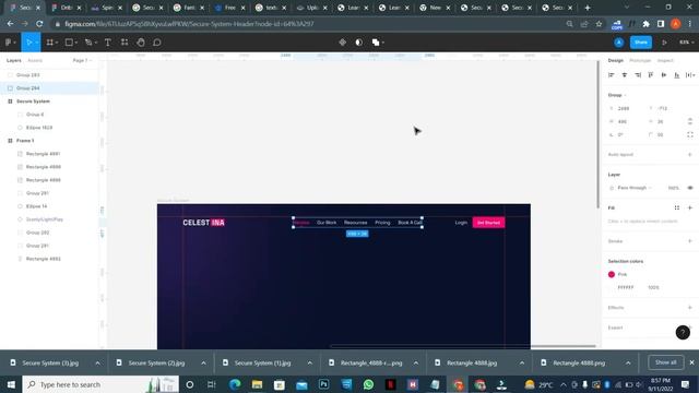 Secure System Header Design Figma + Filmora - Speed Art смотреть онлайн