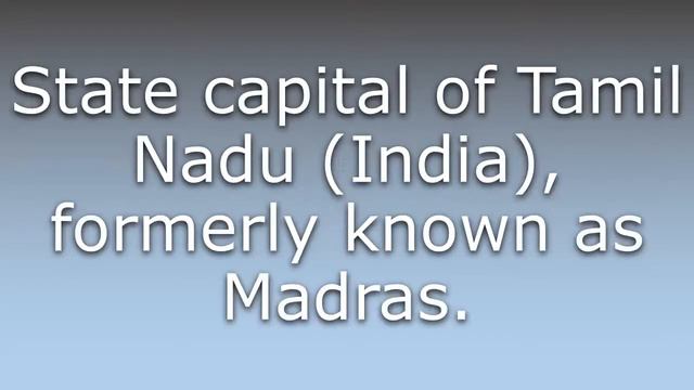 What does Chennai mean? смотреть онлайн