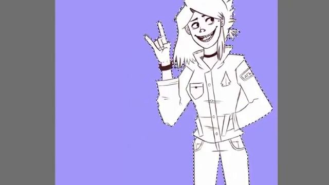 Gorillaz speedpaint || fan character смотреть онлайн