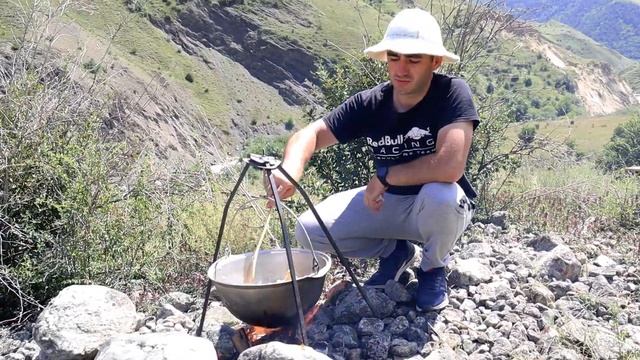 СУРАН - КУРИНЫЙ СУП ПО ГОРСКОМУ РЕЦЕПТУ. КАВКАЗСКАЯ КУХНЯ. ENG SUB смотреть онлайн