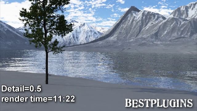 Terragen 2 - detail level render time comparison (from 0.1 to 1) смотреть онлайн