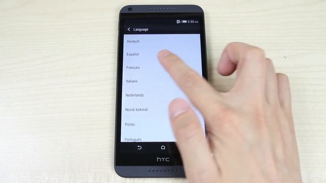 HTC Desire 816 dual sim - How to change language смотреть онлайн