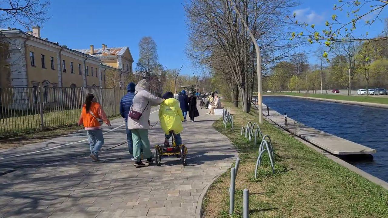 Санкт-Петербург. Набережная реки Карповка смотреть онлайн
