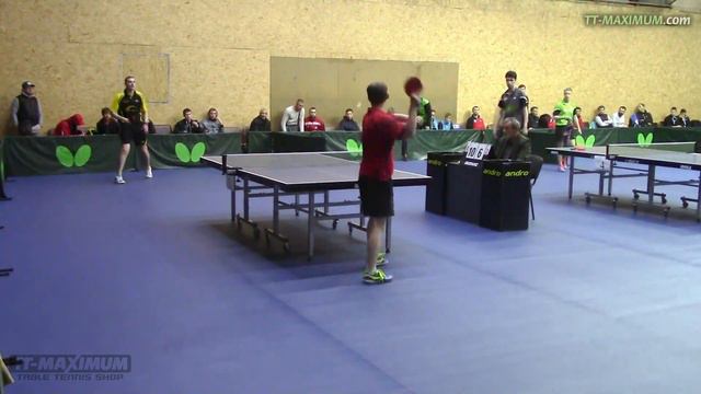 Техника топспина справа, Артём Губенко FH topspin technique смотреть онлайн